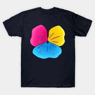 LGBT Pride Flower Pan-sy T-Shirt